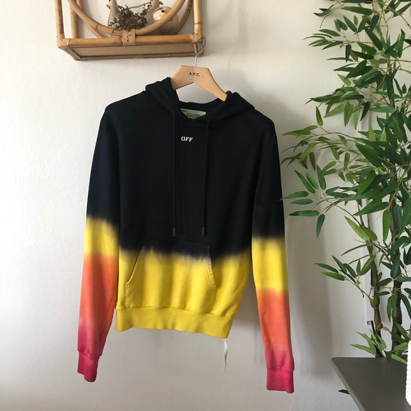 Off-White Sweaters - sold on tradesy🌈off white tie dye sweater🌈